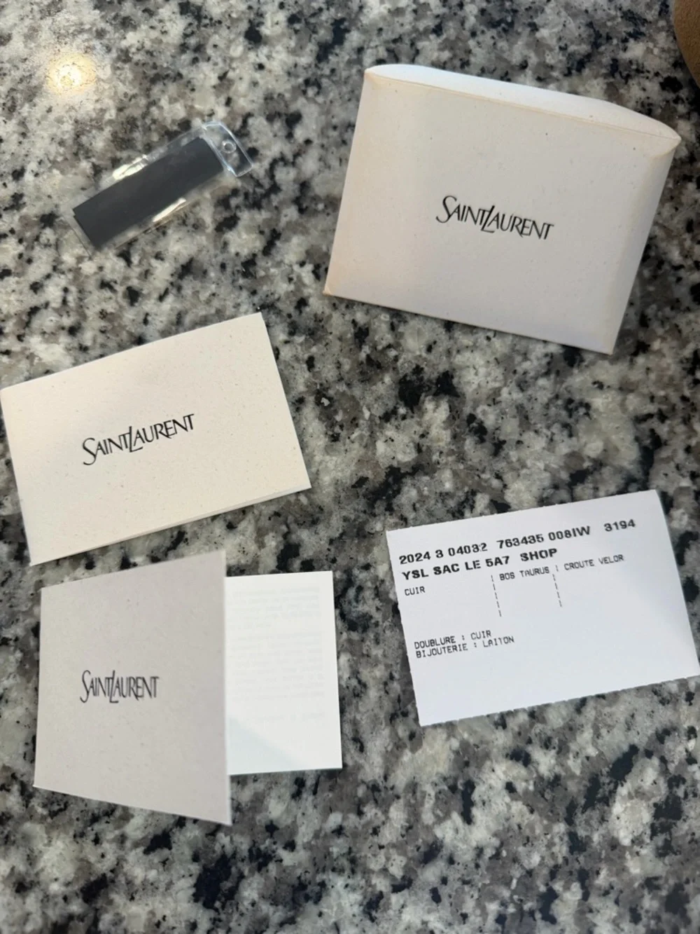 Saint Laurent Suede Tote in Warm Brown - Picture 6 of 6